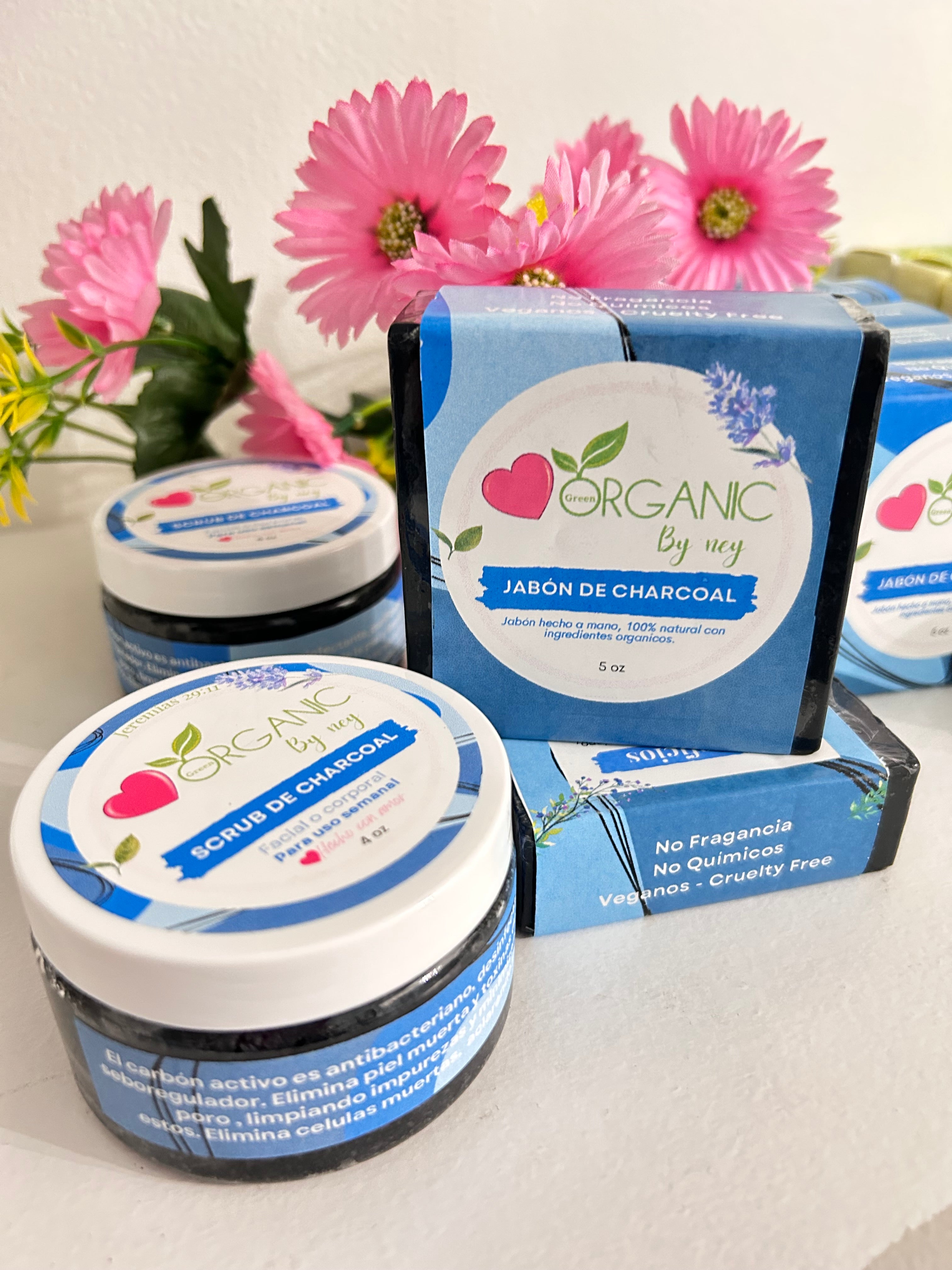 Scrub de carbon activado